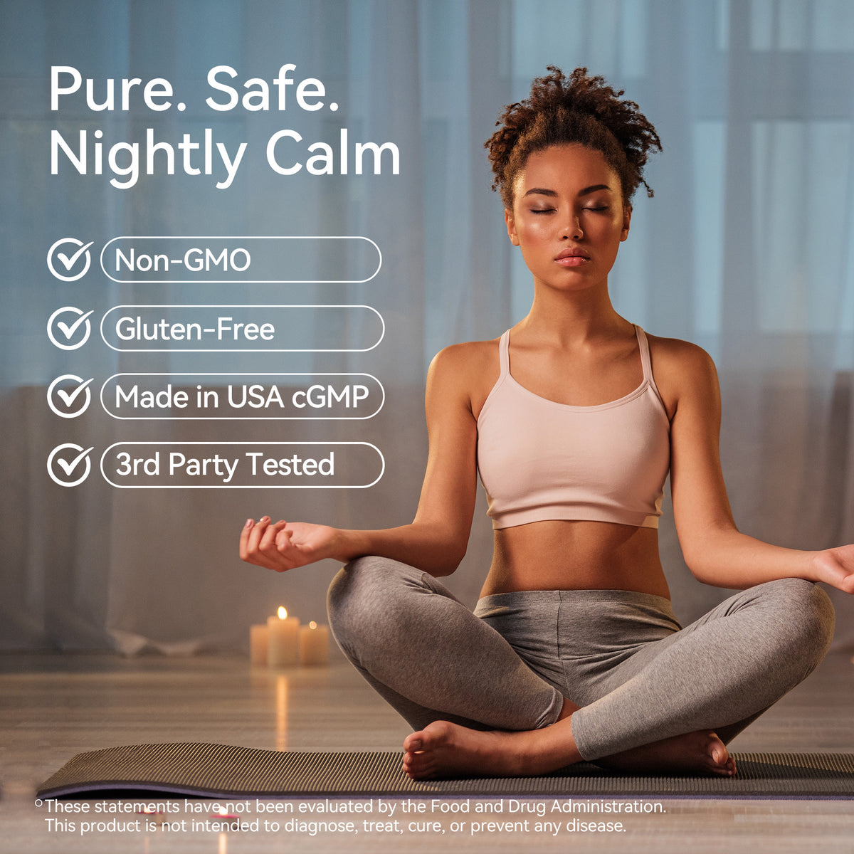 TJIKKO Magnesium Sleep Support Complex – Magnesium Glycinate, GABA 100mg, 5-HTP, L-Theanine – Calm, Relaxation, Stress Relief & Better Sleep – 90 Capsules, 30 Day Supply (Magnesium(90p))
